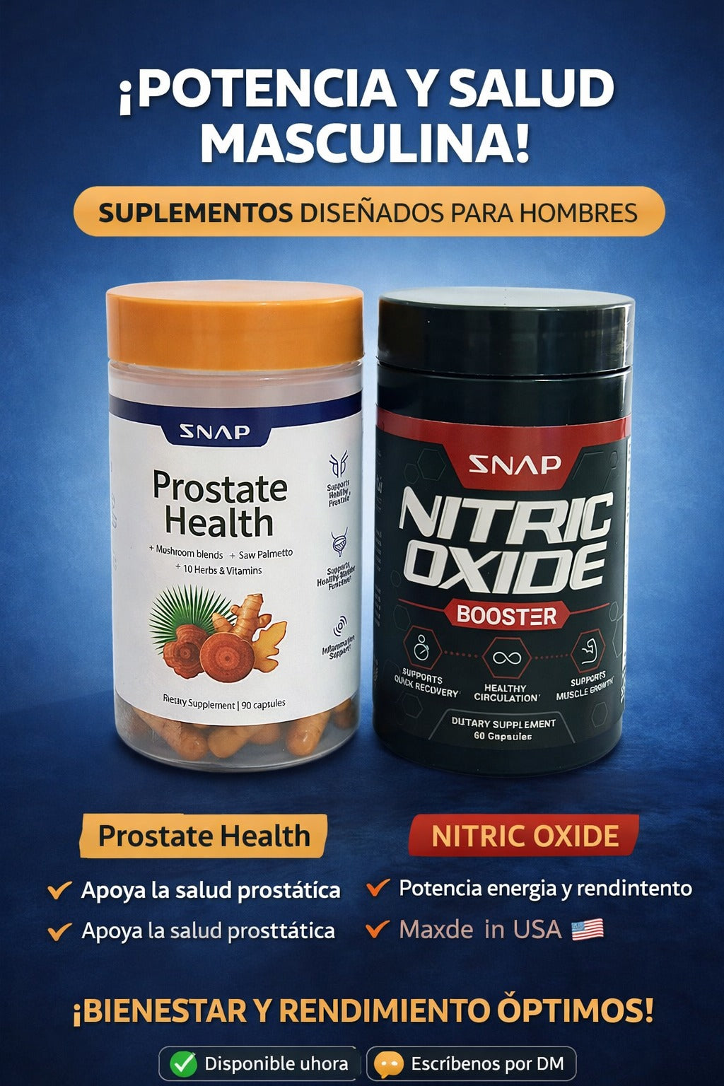 Combo Prostate Health Nitric Oxide